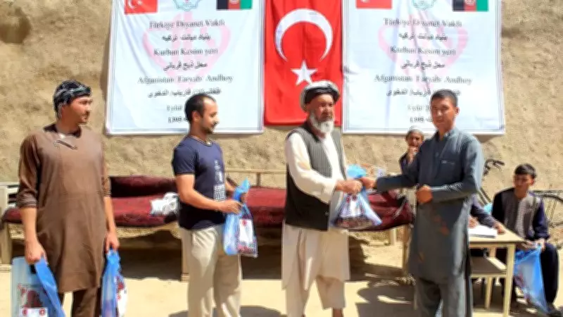 TDV, Afganistan'ın 18 ilinde 14 bin hisse kurban kesecek