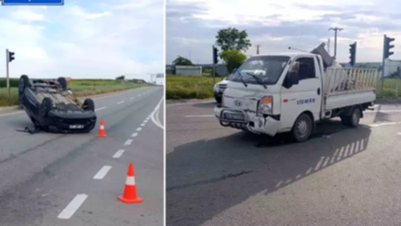 Tekirdağ Saray'da trafik kazası: 1 yaralı