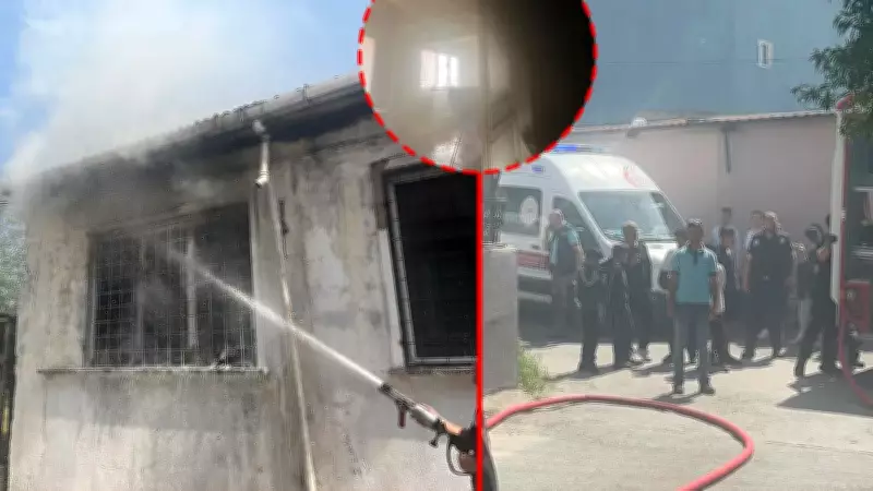 Tekirdağ'da eşiyle tartışan adam evi ateşe verip kaçtı