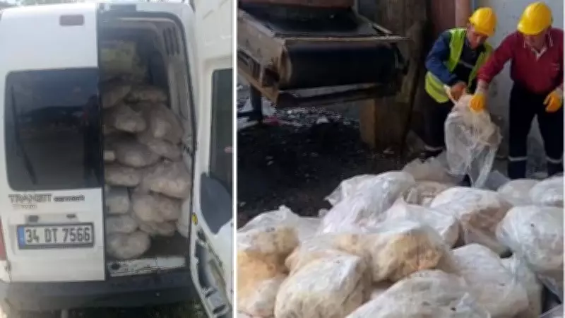 Tekirdağ'da sağlıksız sakatat ele geçirildi, 1200 kg imha edildi