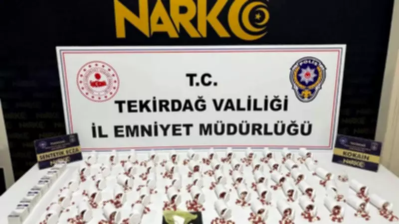Tekirdağ'da uyuşturucu operasyonu: 133 şüpheliye işlem, 10 tutuklama