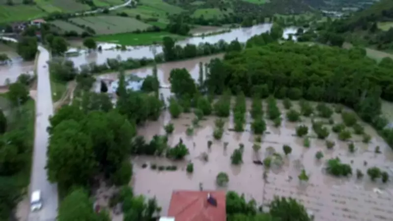 Tokat'ta şiddetli yağışlar sel ve su baskınlarına yol açtı