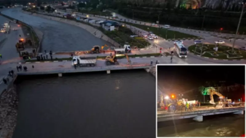 Tokat'ta Sel Riskine Karşı ÇEDAŞ Köprüsü Yıkılıyor