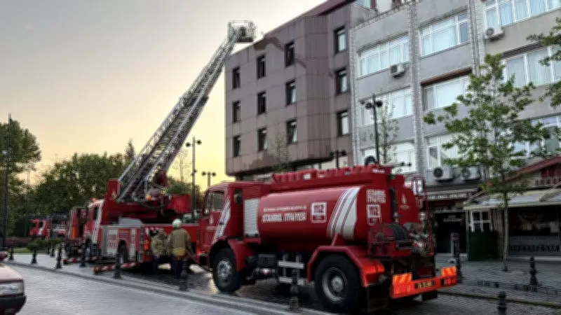 Topkapı'da otel yangını: Bir kişi ölü bulundu