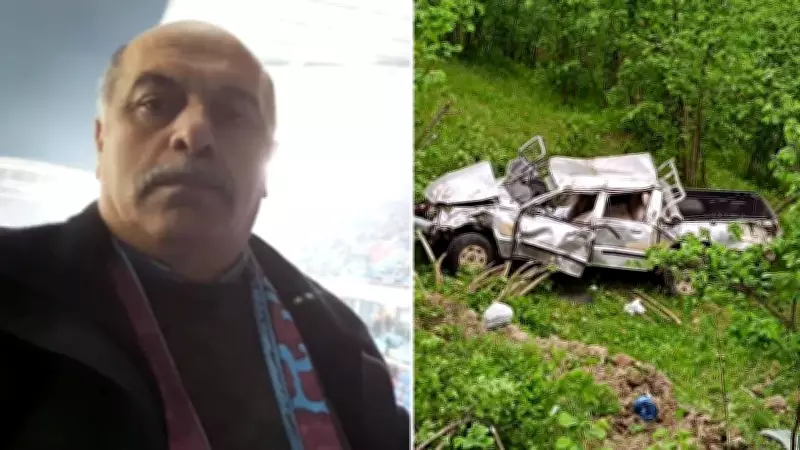 Trabzon'da Kamyonet Fındık Bahçesine Uçtu: Sürücü Hayatını Kaybetti