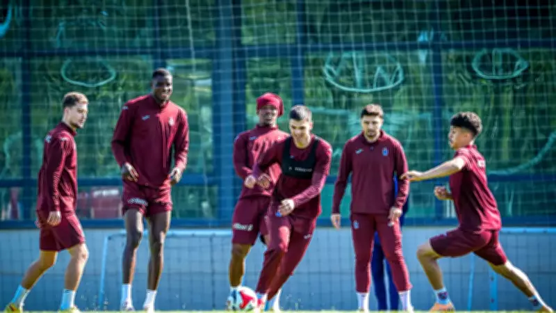 Trabzonspor, Beşiktaş Maçı Hazırlıklarını Sürdürüyor