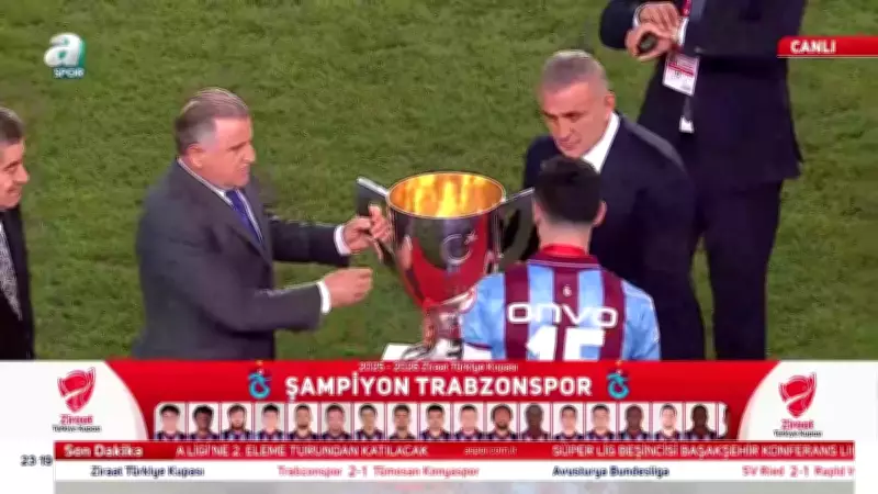 Trabzonspor Ziraat Türkiye Kupası'nı Kazandı: Konyaspor'u 2-1 Yendi