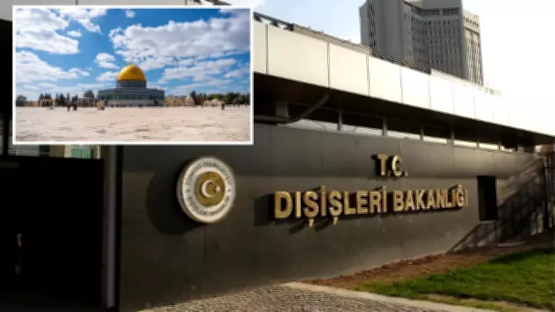 Türkiye'den İsrailli Bakanın Mescid-i Aksa Baskınına Sert Kınama