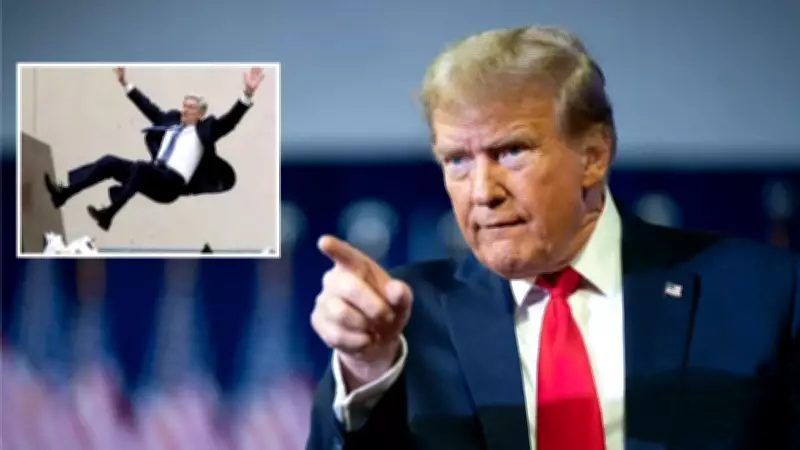 Trump, yapay zeka ile hazırlanan görselde Powell'ı çöpe attı