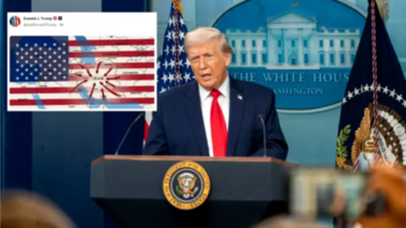 Trump'tan İran'a yeni tehdit: Orta Doğu haritası paylaştı