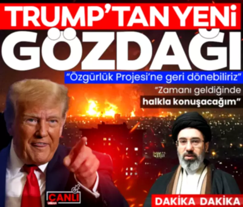 Trump'tan İran'a 'Özgürlük Projesi Artı' gözdağı, Hamaney'den kamuoyuna mesaj