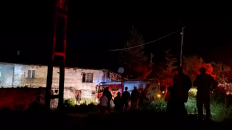 Çubuk'ta müstakil ev yangını: 1 saatte söndürüldü