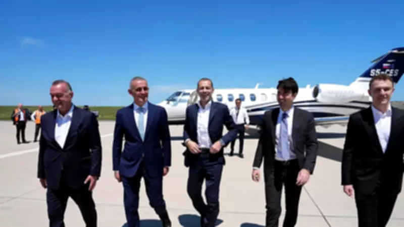 UEFA Başkanı Aleksander Ceferin İstanbul'a Geldi