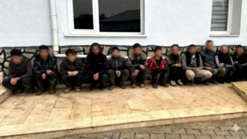 Yayladağı'nda Drone Destekli Operasyonda 11 Göçmen Yakalandı