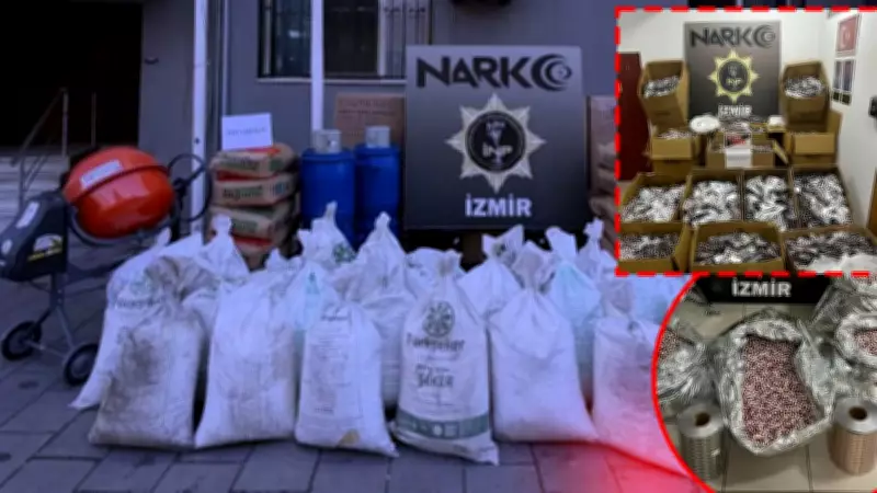 İzmir merkezli 3 ilde zehir tacirlerine dev operasyon: Milyonlarca uyuşturucu ele geçirildi