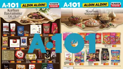 A101 Aktüel Katalog 14 Mayıs: Bayram Şekeri ve Çikolata Fırsatları
