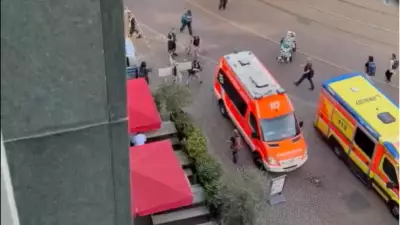 Almanya'nın Leipzig kentinde araç yayaların arasına daldı: Ölü ve yaralılar var
