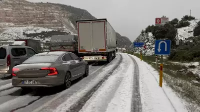 Antalya'da Mayıs Ayında Kar Yağışı Şaşkınlık Yarattı
