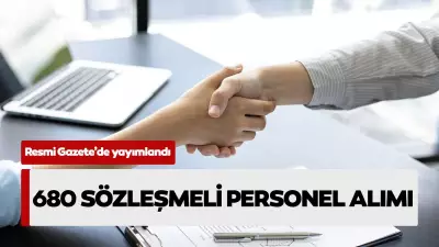 ASHB 680 Sözleşmeli Personel Alımı Başvuru Şartları ve Tarihleri