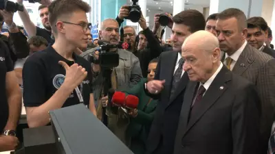 Bahçeli, TEKNOCAK Teknoloji ve İnovasyon Festivali'ni ziyaret etti