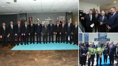 Bakan Çiftçi ve AYM Başkanı Özkaya, Aşkale Geri Gönderme Merkezi'ni ziyaret etti