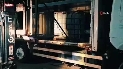 Bilecik'te tırda 5 bin 100 litre kaçak akaryakıt ele geçirildi