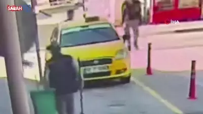 Burdur'da kontak anahtarı üzerinde bırakılan taksiyle kaçma girişimi: Şüpheli köşeyi dönemeden yakalandı