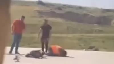 Cizre'de yol çalışmasındaki işçiye otomobil çarptı: 1 ölü