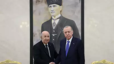 Cumhurbaşkanı Erdoğan, Cezayirli mevkidaşı Tebbun'u resmi törenle karşıladı