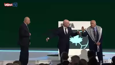 Filistinli başkan FIFA Kongresi'nde İsrailli temsilciyle tokalaşmadı