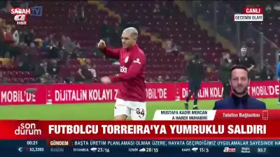 Galatasaraylı Torreira'ya yumruklu saldırı: Şüpheli gözaltında