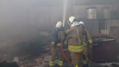 Hatay'da sanayi sitesinde yangın paniği