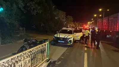 Kilis'te tır ile motosiklet çarpıştı: 2 ağır yaralı
