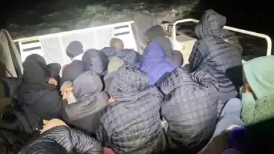 Milas açıklarında 28 düzensiz göçmen yakalandı