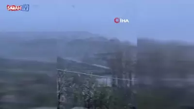 Çorum'da Mayıs Ayında Kar Yağışı Şaşkınlık Yarattı