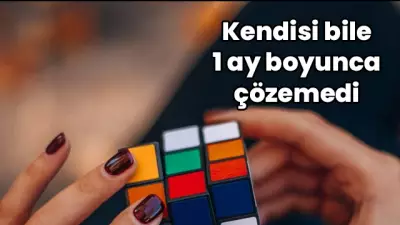 Rubik Küpü'nü mucidi bile bir ayda çözemedi!