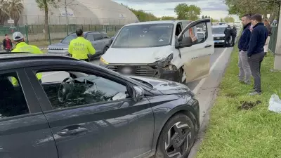 Samsun Canik'te 4 Araçlı Zincirleme Kaza: 2 Yaralı