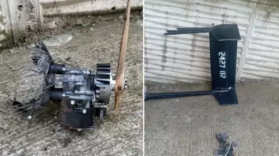 Samsun'da Çatıya Düşen İHA Panik Yarattı