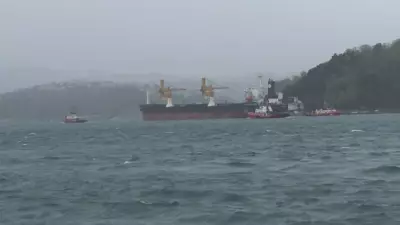 İstanbul Boğazı'nda makine arızası yapan gemi trafiği yeniden açıldı