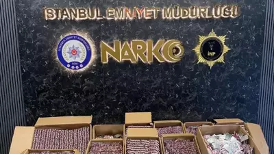 İstanbul'da 3 kg uyuşturucu ve 560 bin sentetik hap ele geçirildi: 3 gözaltı