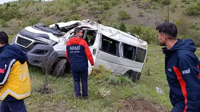 Yozgat'ta öğrenci servisi devrildi: 3 ölü, 7 yaralı