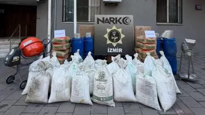 İzmir'de dev narkotik operasyonu: Milyonlarca uyuşturucu ele geçirildi