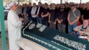 Alp Balkan'a gözyaşları içinde veda: Cenazede duygu dolu anlar