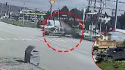 Amasya Suluova'da kavşakta feci kaza: İki araç çarpıştı, yaralı var