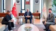 Bakan Ersoy, Barış Manço'nun Oğluyla Müze-Ev İçin Görüştü