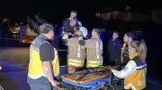 Edirne'de evin girişindeki beton zemin çöktü: 1 kişi yaralandı