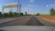 Edirne'de ters yönde giden otomobil trafikte dehşet saçtı