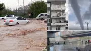 Gaziantep'te süper hücre fırtınası: 39 okulda eğitime 1 gün ara