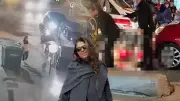 İş Kadını Derya Üzüm'ün Ölümüne Neden Olan Kaza Anı Güvenlik Kamerasında