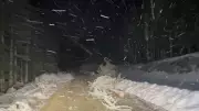 Kastamonu'nun Yüksek Kesimlerinde Kar Yağışı Etkili Oluyor